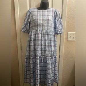 English Factory Plaid Dress